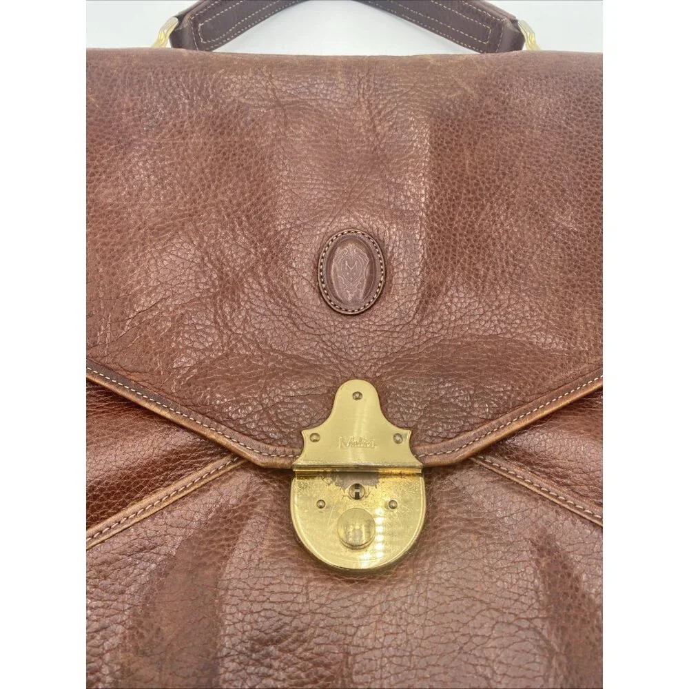 Vintage Medici Creations Leather Messenger Bag Satchel Breifcase Tote W. Germany